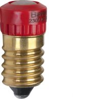 167901 - LED lamp E14, light control, red