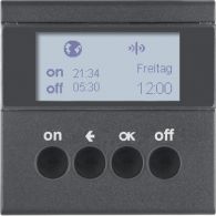 85745285 - KNX radio timer quicklink, display, S.1/B.3/B.7, ant., matt