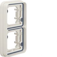 13293512 - Frame 2gang vertical for flush-mounted installation, with sealing, W.1, p-w