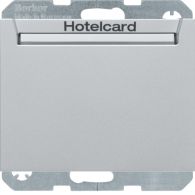 16417134 - Relay switch centre plate for hotel card, K.1, al., matt, lacq.