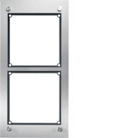 REM102X - Modesta Frame 2/1 with housing flush-mounted stainless steel matt