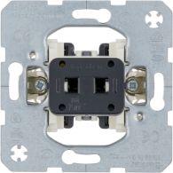 505101 - Push-button insert f. hotel card switch cover 10 A, NO cont. w. 2 signal cont.