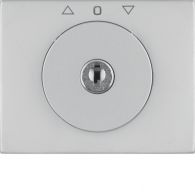 10797204 - Cen.plate lock+push funct. f.switch f.blinds,key can be rmvd in 3p.,K5,steel