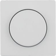 11376082 - Centre plate for rotary dimmer/rotary potentiometer, Q.1/Q.3/Q.7, white velvety