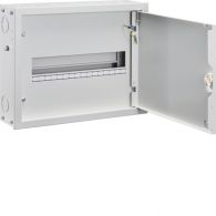 DR16S - Din rail board, 1 row 16M, non-transparent door, surface