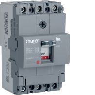 HDA020Z - Moulded Case Circuit Breaker h3 x160 TM FIX 3P3D  20A 18kA CTC
