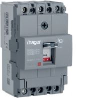 HHA016Z - Moulded Case Circuit Breaker h3 x160 TM FIX 3P3D  16A 25kA CTC
