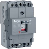 HHA020Z - Moulded Case Circuit Breaker h3 x160 TM FIX 3P3D  20A 25kA CTC