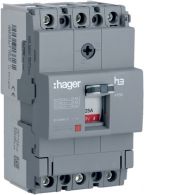HHA025Z - Moulded Case Circuit Breaker h3 x160 TM FIX 3P3D  25A 25kA CTC