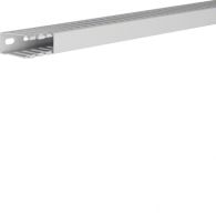 HNG5002507035B - Slotted panel trunking made of PPO halogenfree HNG 50x25mm light grey