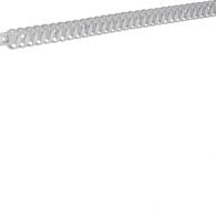 M5691 - Flexible slotted panel trunking Polyamid halogenfree 20mm Länge=0,5m light grey
