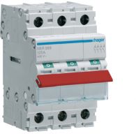 SBR380 - 3-pole, 80A Modular Switch with Red Toggle