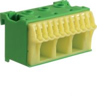 KN14E - QuickConnect Blok samozacisków ochronny, zielony, 3x16 +11x4mm2, szer. 60mm