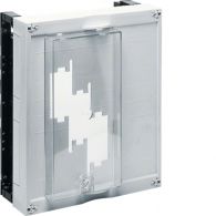 UE21A6 - univers N Blok dla szyn zbiorczych poz. 12x5/10mm 40mm 1xNH00 3-pol. 300x250mm