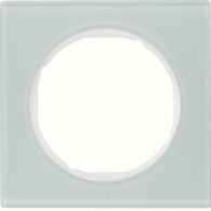 10112209 - R.3 Ramka 1-krotna, szkło, biały
