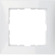 10118989 - S.1 Ramka 1-krotna, biały, połysk