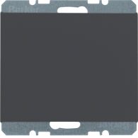 10457006 - K.1 Zaślepka z płytką czołową, antracyt mat, lakierowany