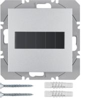 85655183 - B.Kwadrat/B.7 KNX RF przycisk 1-kr płaski z baterią słoneczną, alu