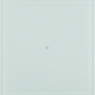 75161590 - B.IQ Przycisk 1-krotny komfort, szkło białe