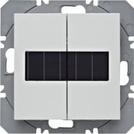 85656188 - S.1/B.3/B.7 KNX RF przycisk 2-kr płaski z baterią słoneczną, biały