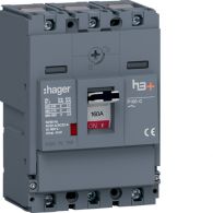 HCS160AC - MCCB Rozłącznik mocy h3+ P160 3P 160A