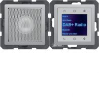30806084 - Q.x Radio Touch DAB+, Bluetooth z głośnikiem alu aksamit