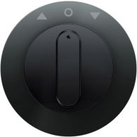 1080204500 - R.1/R.3 - botão rotativ. estor., preto