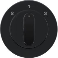 1084204500 - R.1/R.3 - botão rotativo 2-1-3, preto