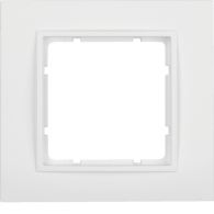 10116919 - 1&#039;li çerçeve, B.7, beyaz, mat, plastik