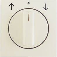 10808982 - Centre plate rot. knob for rot. switch for blinds, S.1, white glossy
