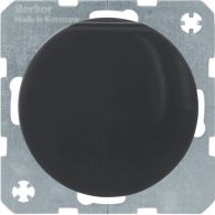 47512045 - kapaklı priz, gelişmiş kontak koruma, R.1/R.3,  siyah