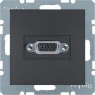 3315411606 - VGA priz, vidalı terminalleri, B.3/B.7, ant. mat