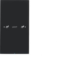 75141155 - Touch sensor 1 gang, Integro Bus bağl.KNX- R.3, siyah cam