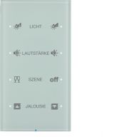 75144150 - Touch sensor, 4-gang, Integro Bus bağl.KNX- R.3, cam beyaz