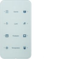 75144160 - Touch sensor, 4&#039;lü, Integro Bus bağl.KNX- R.1, cam beyaz