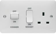 WMCC50 - 13A Double Pole Switched Socket Outlet with Cooker Control Unit