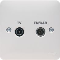 WMDX - Double TV &amp; FM/DAB Co-Ax Socket Outlet