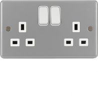 WPSS82 - 2 Gang Double Pole Switched Socket