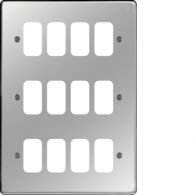 WRGP12PS - Grid Front Plate 3 X 4 Polished Steel