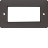 WMP4EUG - Euro Style Accomodation Plate 4 Module Grey